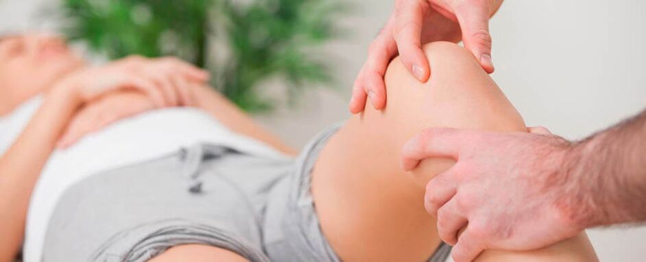 massage glúine le haghaidh pian